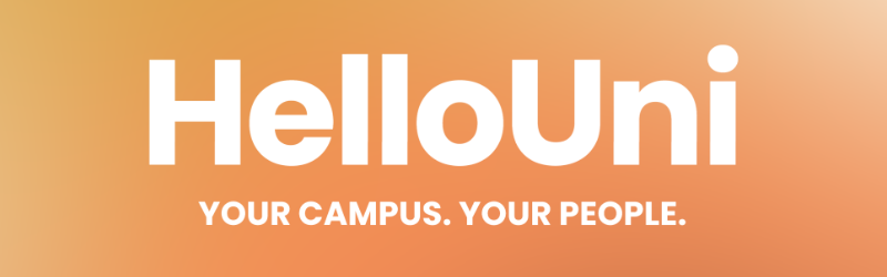 Beitragsbild HelloUni mit Slogan